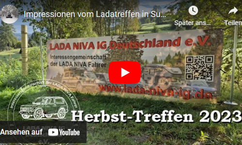 Impressionen vom Herbst-Treffen der Lada Niva IG vom 29.09. bis 01.10.2023 im Offroad Club Dietzhausen
