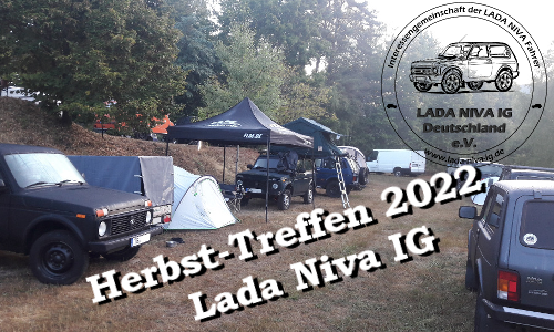 Herbst-Treffen der Lada Niva IG 2022 in Suhl