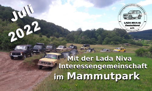 Impressionen vom Treffen mit der Lada Niva IG im Mammutpark 2022